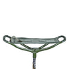 Adjustable Walking Stick with Leather Seat Camouflage Forest Green Tramper