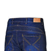 RIDERACT® Mens Motorcycle Jeans | Dark Blue Reinforced Aramid Biker Jeans