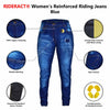 RIDERACT® Womens Motorbike Jeans Dark Blue | Reinforced Riding Jeans with Aramid Fiber
