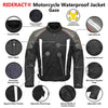 RIDERACT® Summer Waterproof Motorcycle Jacket | Gaze Textile Motorbike Jacket