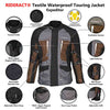 RIDERACT® Waterproof Textile Motorcycle Jacket – Expeditor