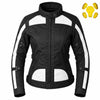 RIDERACT® Womens Motorcycle Jacket Waterproof – Bella