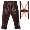 Mens Trachten Oktoberfest outfit Kniebundhosen Brown
