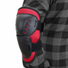 RIDERACT® Youth Elbow Protectors SafeMode-v1 Red Kids Elbow Guards