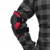 RIDERACT® Youth Elbow Protectors SafeMode-v1 Red Kids Elbow Guards