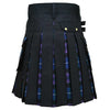 Hybrid kilt with Tartan Pride of Scotland Cross Stripes
