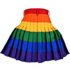 LGBTQ Flag Kilt Rainbow Round Pleated Mardi Gras Outfit