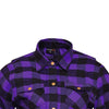 RIDERACT® Reinforced Women’s Motorcycle Shirt | Road Series Purple