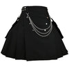 Cargo Black Utility Kilt Chained