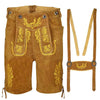 Men's Oktoberfest outfit Suede Leather Short Lederhosen