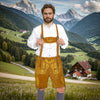 Men's Oktoberfest outfit Suede Leather Short Lederhosen