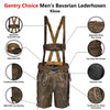 Men's Oktoberfest Costume Suede Leather Short Lederhosen