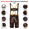 Men's Oktoberfest outfit Suede Leather Short Lederhosen