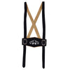 Suede Leather Short Lederhosen Suspenders Set