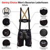 Men's Oktoberfest outfit Suede Leather Short Lederhosen
