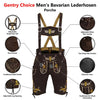 Men's Oktoberfest Costume Suede Leather Short Lederhosen