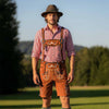 Men's Oktoberfest Costume Suede Leather Short Lederhosen