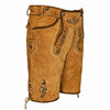 Men's Oktoberfest Costume Suede Leather Short Lederhosen