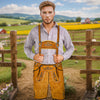 Men's Oktoberfest Costume Suede Leather Short Lederhosen