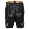 Men's Oktoberfest outfit Authentic Leather Short Black Lederhosen