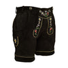Women's Oktoberfest Costumes | Suede Leather Lederhosen Short Black