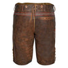 Men's Oktoberfest Costume Authentic Leather Short Lederhosen