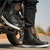 RIDERACT® Casual Motorcycle Boots & Sneakers - Air Black & White