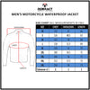 RIDERACT® Waterproof Motorcycle jacket Dominator | Textile Motorbike Jacket