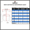 RIDERACT® Waterproof Motorbike Jacket – Classic Black