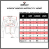RIDERACT® Womens Leather Motorcycle Jacket | Black Brando Infinity Leather Biker Jacket