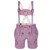 Women’s Lederhosen – Rose Pink Suede Leather Shorts