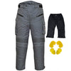 RIDERACT® Mens Cordura Waterproof Motorcycle Pant | TARZAN Iron Grey Riding Pants