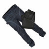 RIDERACT® Mens Cordura Waterproof Motorcycle Pant | Titan Black Motorbike Pants