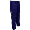 RIDERACT® Mens Cotton Motorcycle Cargo Pant Blue Reinforced with Aramid Fiber