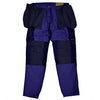 RIDERACT® Mens Cotton Motorcycle Cargo Pant Blue Reinforced with Aramid Fiber
