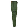 RIDERACT® Mens Cotton Motorcycle Cargo Pant | Green Reinforced Riding Trousers