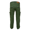 RIDERACT® Mens Cotton Motorcycle Cargo Pant | Green Reinforced Riding Trousers