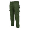 RIDERACT® Mens Cotton Motorcycle Cargo Pant | Green Reinforced Riding Trousers