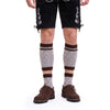 Traditional Bavarian Socks – Two-Piece Rustic Striped Set