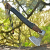 Viking Bearded Axe Hatchet with Ashwood Handle Ubba AXE104BLK