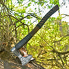 Engraved Viking Axe with Ashwood Handle Sigurd AXE103BLK