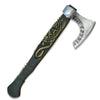 Viking Bearded Axe with Leather Wrapped Ashwood Handle Guthrum AXE105BLK