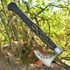 Viking Bearded Axe with Leather Wrapped Ashwood Handle Guthrum AXE105BLK