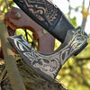 Viking Bearded Axe with Ashwood Handle Gunnar AXE106BLK