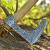 Viking Axe with Walnut Handle I Norse AXE101GLD