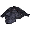 RIDERACT® Waterproof Motorbike Jacket – Classic Black