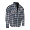 RIDERACT® Men’s Riding Motorcycle Shirt | Reinforced Flannel Jacket - Box Check