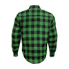 RIDERACT® Men’s Riding Motorcycle Shirt | Reinforced Flannel Jacket – Road Series Green