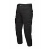 RIDERACT® Men’s Cotton Motorbike Cargo Pants | Black Motorcycle Cargo Trousers