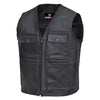 RIDERACT® Mens Hunting Vest | Leather Shooting Vest for Outdoors